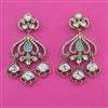 Kundan Classic Earring with Mehndi Plating