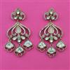 Kundan Classic Earring with Mehndi Plating