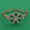 Kundan Openable kada with Mehndi Plating
