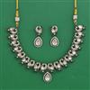 Kundan Birds Necklace with Mehndi Plating