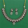 Kundan Birds Necklace with Mehndi Plating