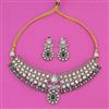 Kundan Mukut Necklace with Mehndi Plating