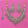 Kundan Classic Necklace with Mehndi Plating