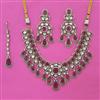 Kundan Classic Necklace with Mehndi Plating