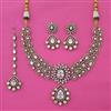 Kundan Classic Necklace with Mehndi Plating