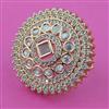 Kundan Adjustable Ring with Carat Plating