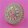 Kundan Adjustable Ring with Carat Plating