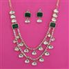 Kundan Layered Necklace with Carat Plating
