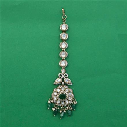 Kundan Classic Tikka with Mehndi Plating