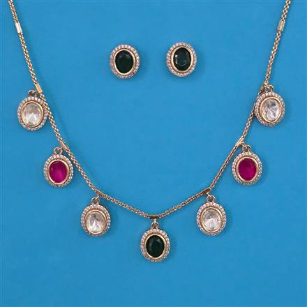 Kundan Classic Necklace with Carat Plating