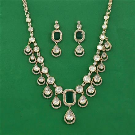 Kundan Classic Necklace with Carat Plating