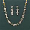 Kundan Classic Necklace with Mehndi Plating
