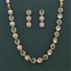 Kundan Classic Necklace with Mehndi Plating