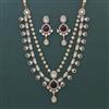 Kundan Layered Necklace with Mehndi Plating