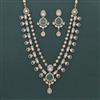 Kundan Layered Necklace with Mehndi Plating