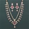 Kundan Layered Necklace with Mehndi Plating