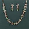 Kundan Classic Necklace with Mehndi Plating