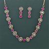 Kundan Classic Necklace with Mehndi Plating