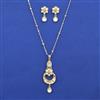 Kundan Delicate Pendant Set with Carat Plating