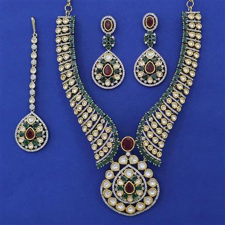 Kundan Classic Necklace with Victorian Plating