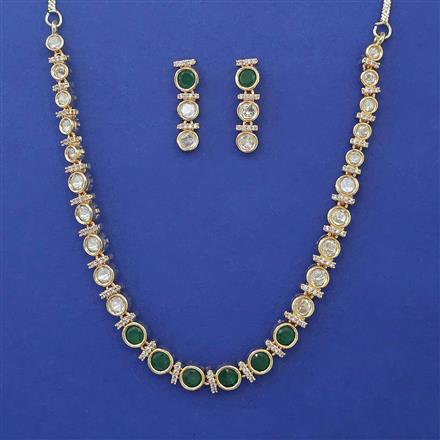 Kundan Delicate Necklace with Carat Plating