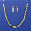 Kundan Delicate Necklace with Carat Plating