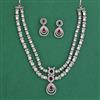 Kundan Layered Necklace with Mehndi Plating