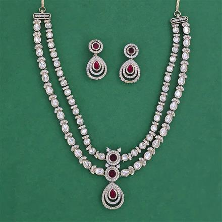 Kundan Layered Necklace with Mehndi Plating