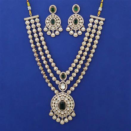 Kundan Layered Necklace with Carat Plating