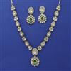 Kundan Classic Necklace with Mehndi Plating