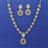 Kundan Classic Necklace with Mehndi Plating
