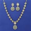 Kundan Classic Necklace with Mehndi Plating