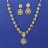Kundan Classic Necklace with Mehndi Plating
