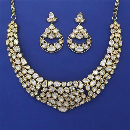 Kundan Classic Necklace with Victorian Plating