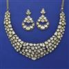 Kundan Classic Necklace with Mehndi Plating