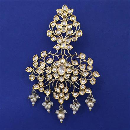 Kundan Pearl Kalangi with Victorian Plating