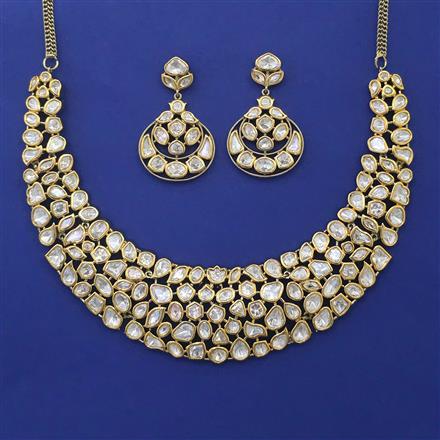 Kundan Classic Necklace with Victorian Plating