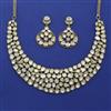 Kundan Classic Necklace with Mehndi Plating