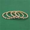 Kundan Delicate Bangles With Carat Plating