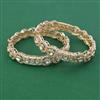 Kundan Openable Bangles With Carat Plating