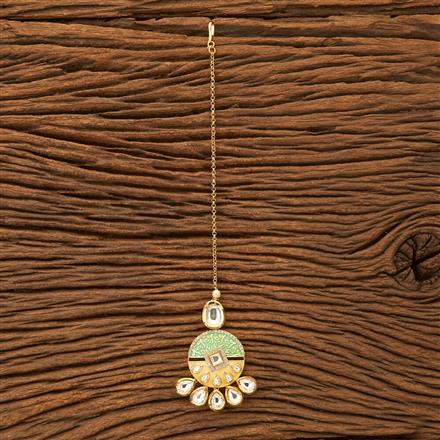 Kundan Classic Tikka with gold plating