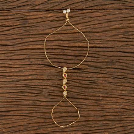 Kundan Classic Hath Pan With Gold Plating