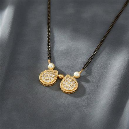 Kundan Classic Mangalsutra With Gold Plating