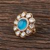 Kundan Classic Ring With Rose Gold Plating