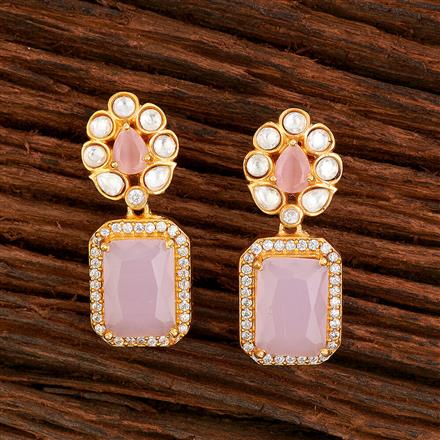 Kundan Classic Earring With Gold Plating