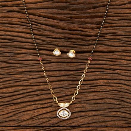 Kundan Classic Mangalsutra With Gold Plating