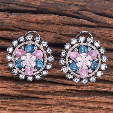 Kundan Classic Tops With Black Rose Plating