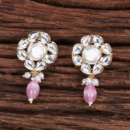 Kundan Classic Earring With Gold Plating