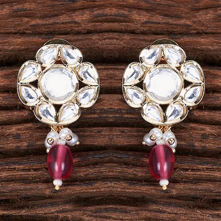 Kundan Classic Earring With Gold Plating