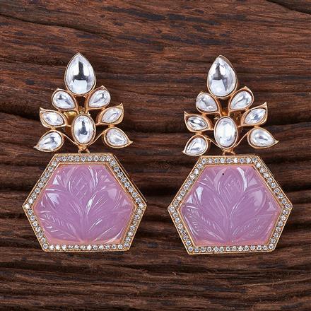 Kundan Classic Earring With Gold Plating